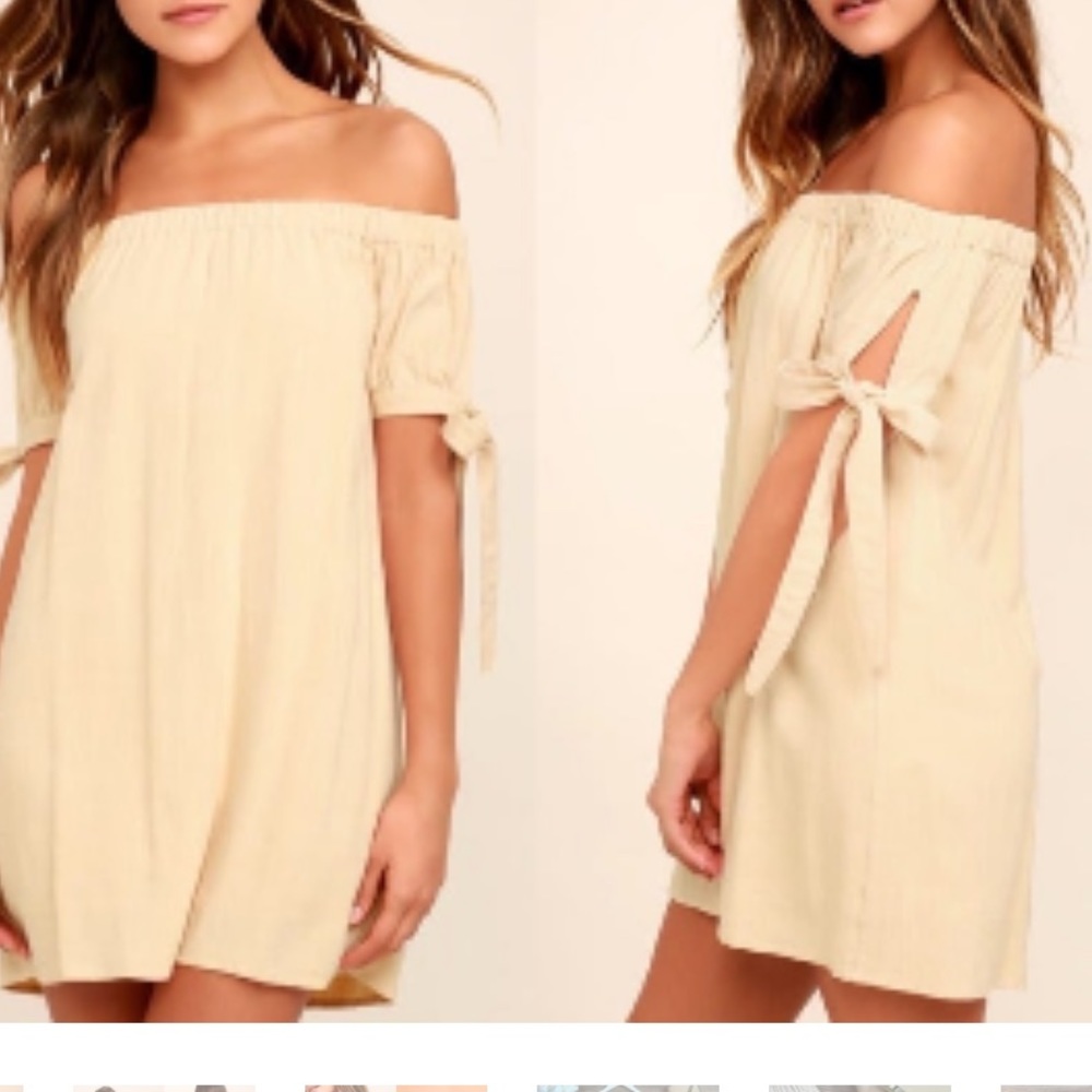 Lulus off the shoulder dress